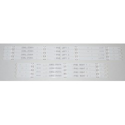 LG 6916L-2586A, 6916L-2587A, 6916L-2588A, 6916L-2589A LED Strips (8) , 49LW340C