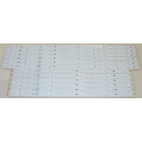 HAIER/RCA 303XJ480033/303XJ480034 LED STRIPS - 12 STRIPS
