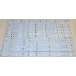 VIZIO EVTLBM490E0302-X-2(R)/EVTLBM490E0302-W-2(L) LED STRIPS - 16 STRI