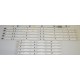 SAMSUNG BN96-30450A/BN96-30449A LED STRIPS - 10 STRIPS + 1 BOARD