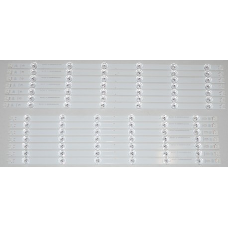 LG NC550DUN-SAAP1 LED Backlight Strips (14) , 55LA6200, 55LN5400 ,55LN5200 ,55LN5600,