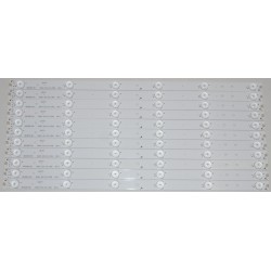 HISENSE RSAG7.820.6311/ROH (HD500DU-B01) LED BACKLIGHT STRIPS (11) TWO CONNECTORS , 50H7GB1