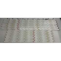SAMSUNG BN96-38484A/BN96-38483A LED BACKLIGHT STRIPS (20) (NEW) FOR UN60JS8000, UN60JS7000