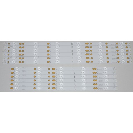 SHARP 500TT65, 500TT66 LED Backlight Strips (12) NEW ,LC-50LB371 , LC-50LB261 , LC-50LB481 , 50PFL6540 , LC-50LB370