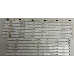 SAMSUNG BN96-37724A/BN96-37725A LED STRIPS - 12 STRIPS + 1 BOARD