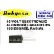 3300uF, 16V Radial Capacitor