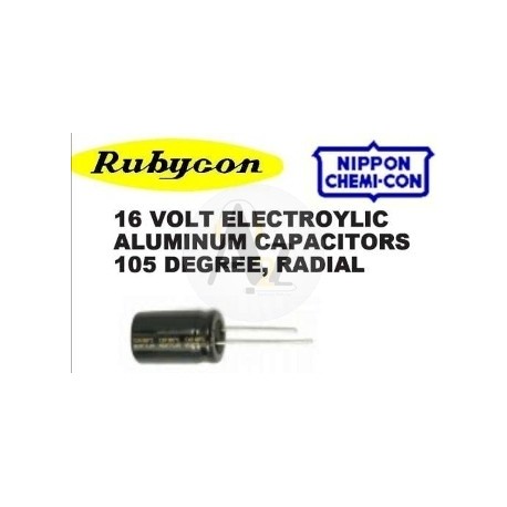 3300uF, 16V Radial Capacitor