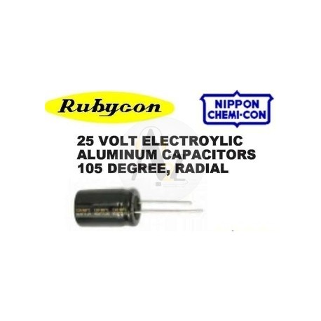 220uF,25V, RADIAL CAPACITOR