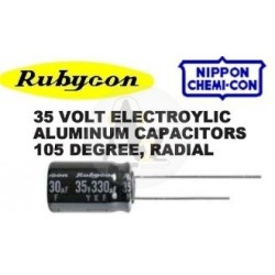 10 PCS 100uF, 35V Capacitor