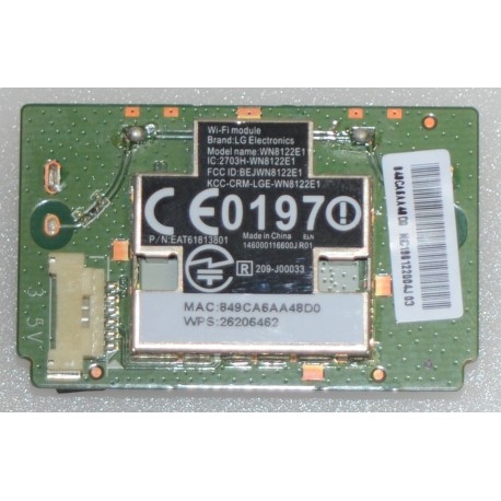 LG EAT61813801 (WN8122E1, 141812220005J R01) Wi-Fi Module