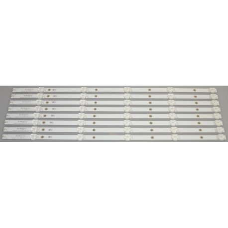 TOSHIBA SVK550AC1 LED BACKLIGHT STRIPS (8) FOR 55LF621C19, 55LF711C20, 55L711U18, 55LF711U20, 55LF621U19
