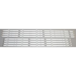 SAMSUNG BN96-50315A/BN96-50316A LED BACKLIGHT STRIPS (8) FOR UN55TU7000, UN55TU8000, UN55TU8200, UN55CU8000, UN55CU7000