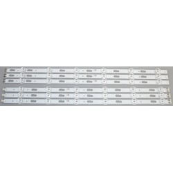 SAMSUNG BN96-50317A/BN96-50318A LED BACKLIGHT STRIPS (6) FOR UN50TU8000, UN50TU7000, UN50TU8200, UN50CU8000, UN50TU7000