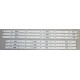 SAMSUNG BN96-50319A / BN96-50320A LED BACKLIGHT STRIPS (6) , UN43TU7000 , UN43TU8000F , UN43TU8200F , UN43CU7000 ,