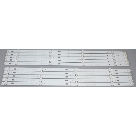 LG EAV63632405 (55LJ55_FHD 55UJ63_UHD) LED BACKLIGHT STRIPS (10) FOR 55UJ6300-UA, 55LJ5500-UA