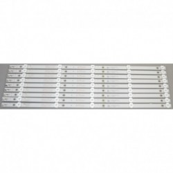 TOSHIBA K500WDC2 LED BACKLIGHT STRIPS (9) FOR 50LF621C21, 50LF621U21