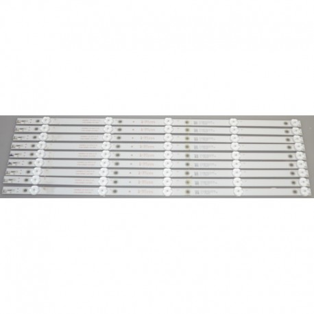 TOSHIBA K500WDC2 LED BACKLIGHT STRIPS (9) FOR 50LF621C21, 50LF621U21