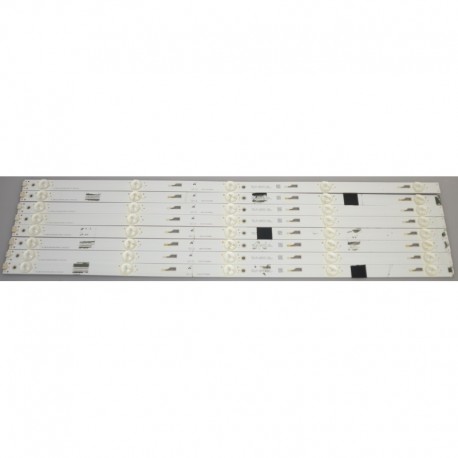 TOSHIBA 4C-LB550T-YH LED BACKLIGHT STRIPS (8) FOR 55L510U18