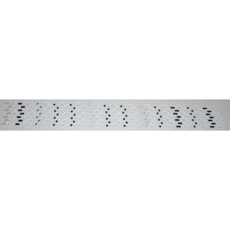 SAMSUNG BN96-25304A / BN96-25305A LED BACKLIGHT STRIPS (14) FOR UN40F5000, UN40F6100, UN40F6400A, UN40F6800A, UN40F6300A