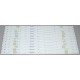 HISENSE HD500DF-B53 LED STRIPS (11) NEW ,50H4C, 50H5C ,50H5D ,50H5GB ,NS-50D421NA16 ,NS-50D550NA16 ,LC-50N4000U ,LC-50N5000U