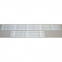 SHARP LB50091 LED BACKLIGHT STRIPS (8) , LC-50LB601U ,NS-50DF710CA19 , NS-50F301CA22 - NEW