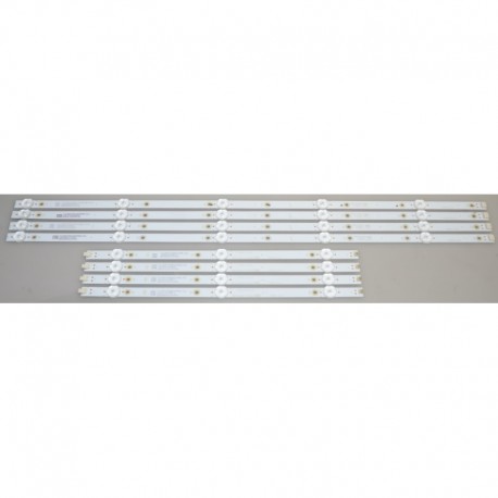 SHARP LB50091 LED BACKLIGHT STRIPS (8) , LC-50LB601U ,NS-50DF710CA19 , NS-50F301CA22 - NEW