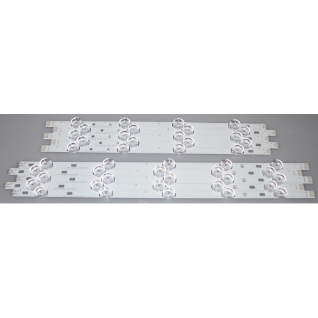 LG NC500DUN-VXBP2 Replacement LED Backlight Strips (10), 50LB6100, 50LB6300, 50LF6000 , 50LB5600, 50LF6100 , 50LF5800 , 50LB5900