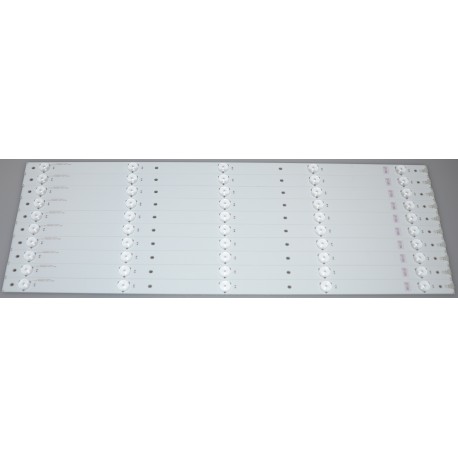 SHARP/HISENSE SVH550AC3 LED BACKLIGHT STRIPS (10)- NEW