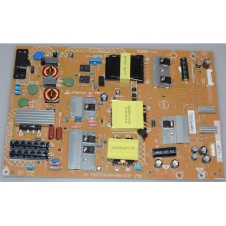 INSIGNIA PLTVFY411XAF7 POWER SUPPLY BOARD