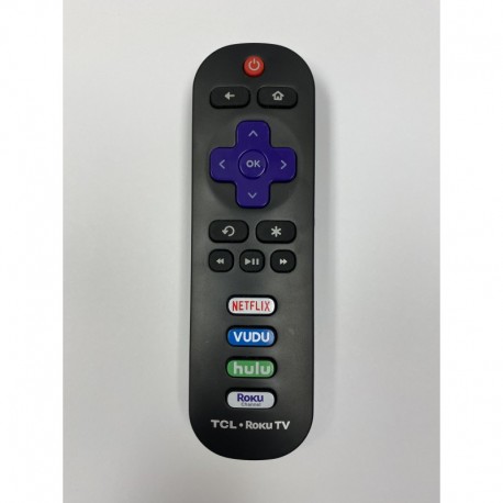 TCL SMART TCL-NVHR ROKU TV REMOTE with netflix, vudu, hulu and roku bu