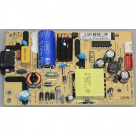TCL 08-L051WA1-PW200AA POWER SUPPLY BOARD