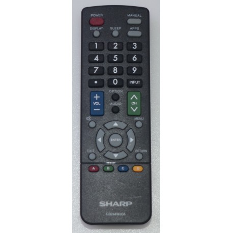 SHARP GB244WJSA REMOTE CONTROL