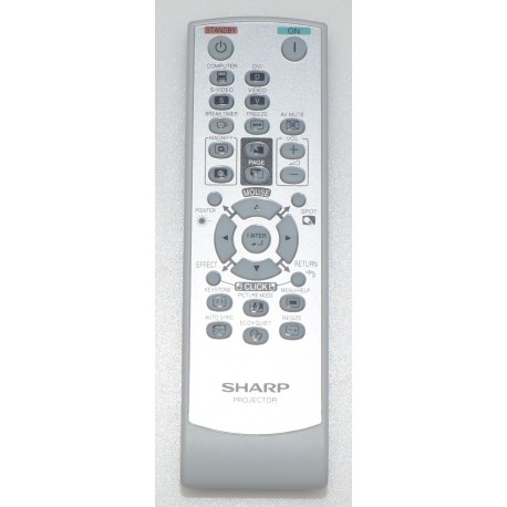 SHARP RRMCGA662WJSA PROJECTOR REMOTE CONTROL