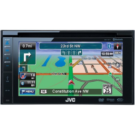 JVC KW-NT1 NAVIGATION RECEIVER WITH DETACHABLE TOUCH PANEL (NEW)