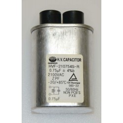 DAEWOO 0.75uF, 2100VAC Microwave Oven Capacitor MWC-296