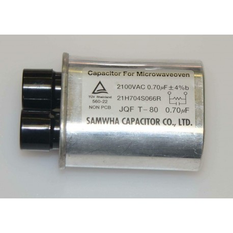 SAMWHA 0.70UF, 2100VAC Microwave Oven Capacitor