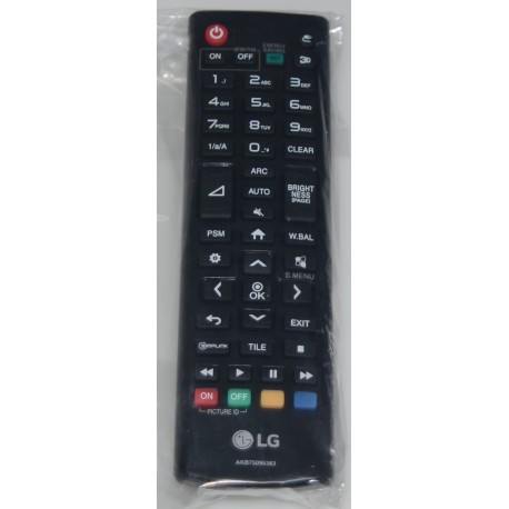 LG AKB75095383 REMOTE CONTROL (NEW)