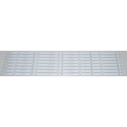 PHILIPS/TOSHIBA 4708-K55WDC-A4113N01 LED STRIPS (8) FOR K550WDC1, 55LF621U21, 55LF621C21, 55PUF6092