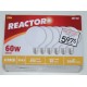 REACTOR 3657-331 60W 120V WHITE BULB (6 PACK)