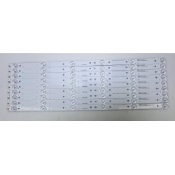 Toshiba B-CNK49D656 LED Backlight Strips (9) 49L310U 49L420U