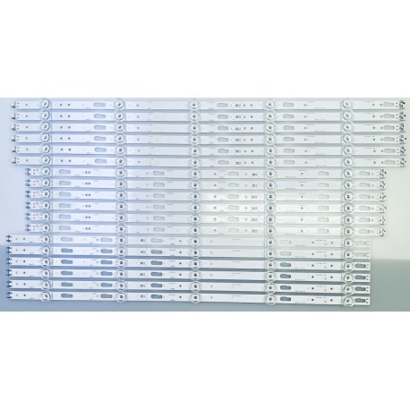 SAMSUNG BN96-50455A/BN96-50456A/BN96-50457A LED BACKLIGHT STRIPS (18) FOR UN82TU700D, UN82TU7000F, UN82TU6950F, UN82TU7050F