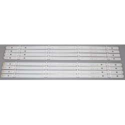 LG 49UH61UHD LED Backlight Strips (8) NEW , 49UH6100-UH , 49UH6090-UJ , 49UH6030-UD