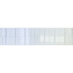 SAMSUNG BN96-52063A / BN96-52065A LED STRIPS (10) , UN70TU7000B , UN70TU700D , UN70CU7000F , UN70TU6900F , UN70TU8000