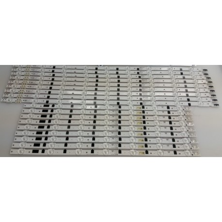 SAMSUNG BN96-25310A/BN96-25311A LED STRIPS - 18 STRIPS NEW , UN50F5500 , UN50F6400 , UN50F6300 , UN50F5000