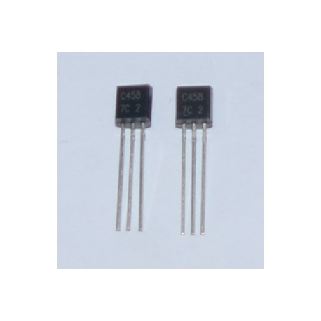 Hitachi 2SC458 Transistor (2 PCS) NEW