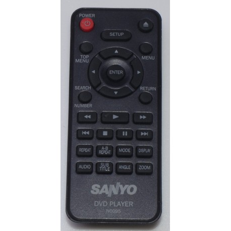 SANYO NC095 DVD PLAYER REMOTE CONTROL (NEW)