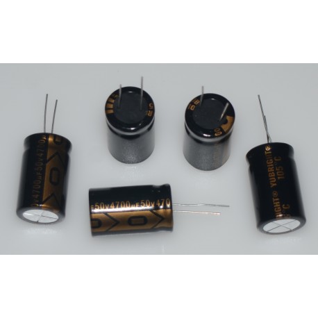 4700uF, 50V RADIAL CAPACITOR