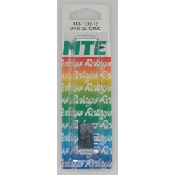 NTE R40-11D2-12 RELAY - NEW DPDT 2A-12VDC