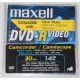 MAXELL DVD-R CAMCORDER DISC 30MIN 1.4GB - NEW (1PK)