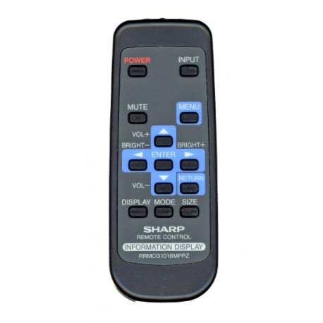RRMCG1016MPPZ SHARP REMOTE CONTROL (ORIGINAL)